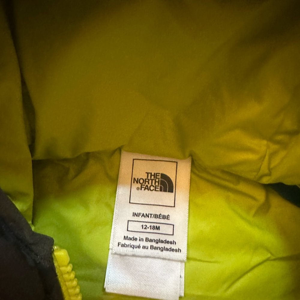 North Face Baby Snow Suit and Liner - 12-18M - Picture 2 of 3